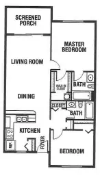 Two Bed Two Bath A