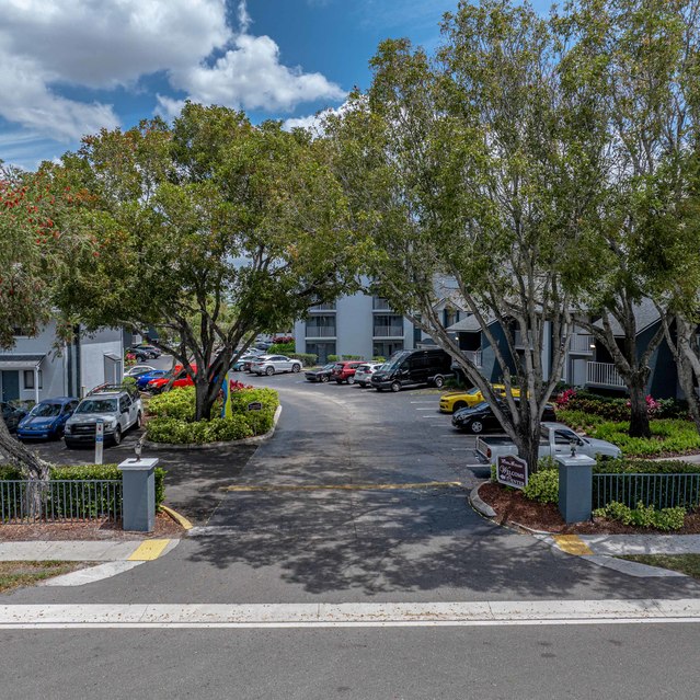 The Park at Murano -  Entrance with Trees and Parking Space