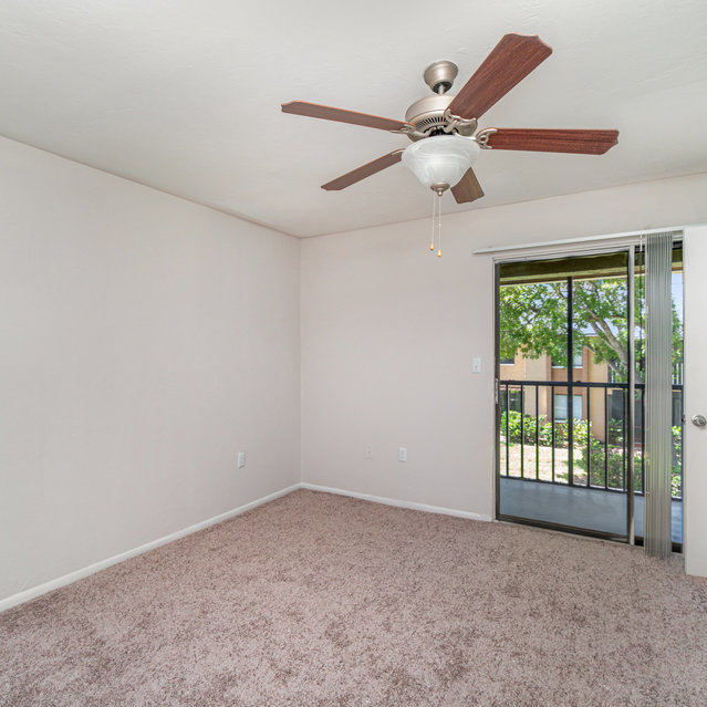 The Park at Murano -  Empty Room with Ceiling Fan