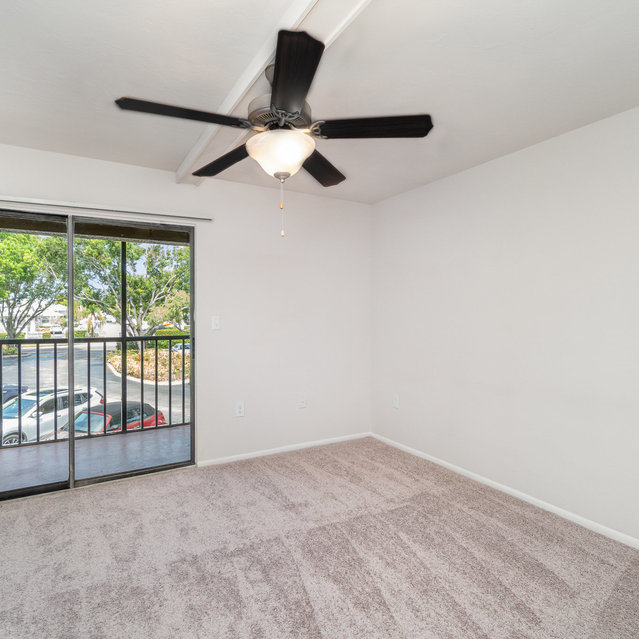 The Park at Murano - Empty Room with Ceiling Fan