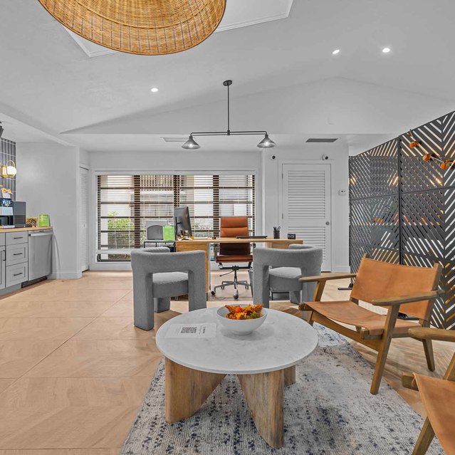 The Park at Murano -  Clubhouse with Chairs and Tables